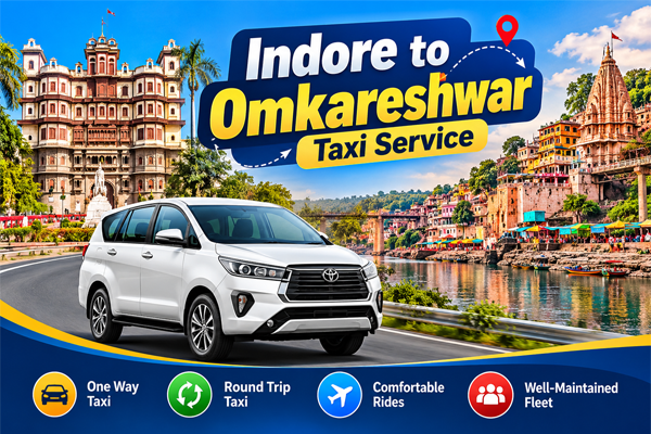 Indore to Omkareshwar Taxi Service 